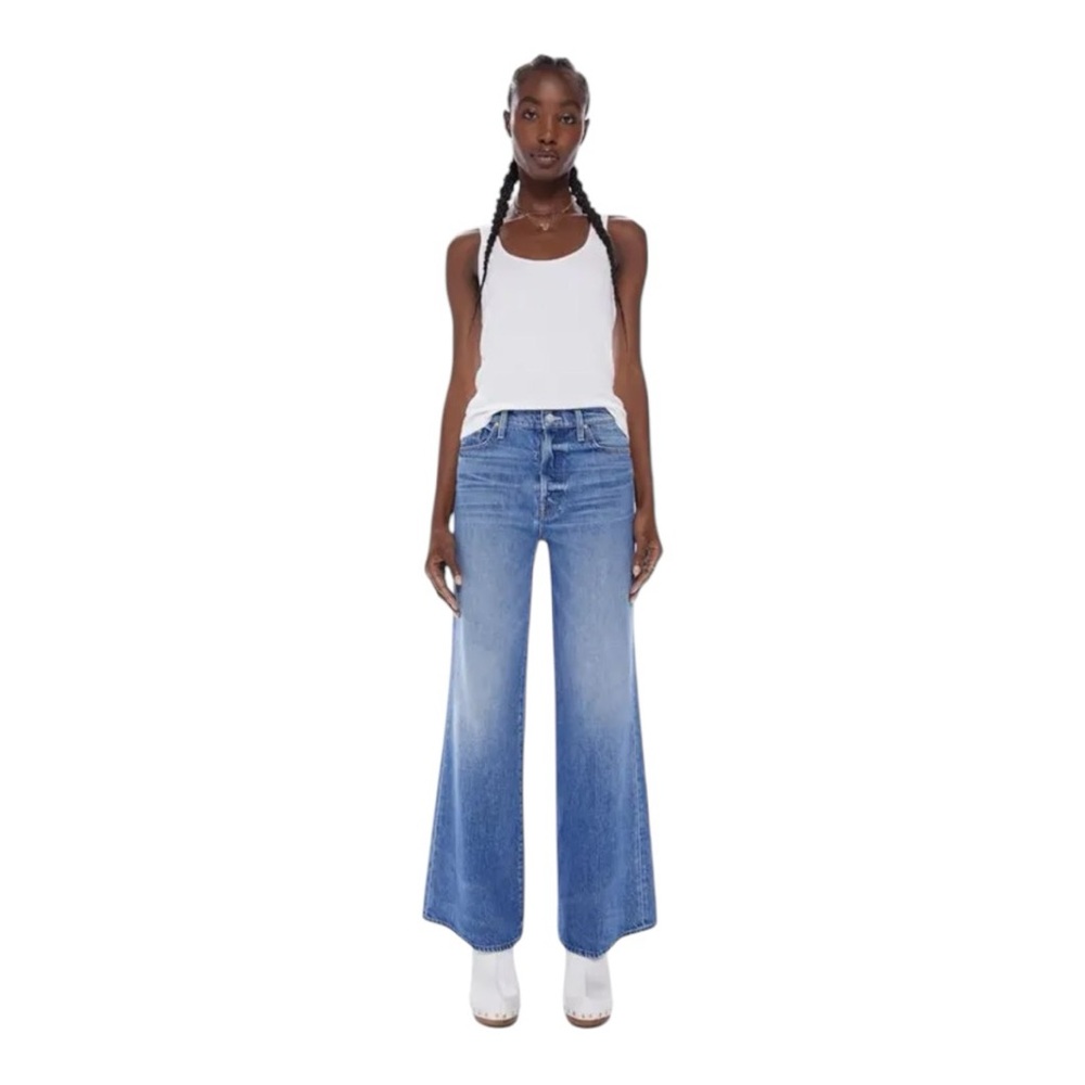 NWOT Denim The Tomcat Roller Pretty Is As Pretty Does Wide Leg Jean Size 26